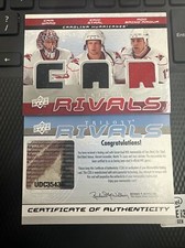 2008-09 Upper Deck Trilogy Rivals CAR-TBY JOKINSEN/ST. LOUIS/WARD/STAAL++++