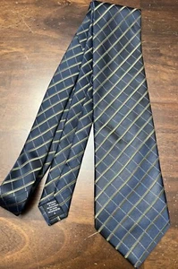 Van Heusen dunkelblaue Krawatte 56 3/8 cm lang - Bild 1 von 4