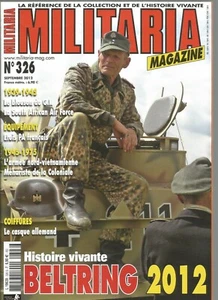 MILITARIA N°326 BELTRING / CASQUE ALLEMAND / BLOUSON DE G.I / ETUIS PA FRANCAIS - Imagen 1 de 2