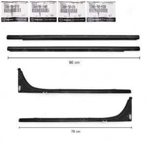 4Dr Inner Outer Weatherstrip Door Belt Fits Mazda BT-50 Pro Pick Up 2012 2019 - Picture 1 of 9