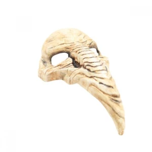 Long Nose Bird Raven Devil Plague Doctor Halloween Masquerade Mask [Bone] - Picture 1 of 3