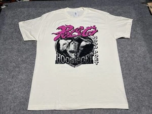 NEW Polo G HOOD POET Large Cream Concert Shirt Austin TX 2024 Tour Rap Goat Lrg - Picture 1 of 12
