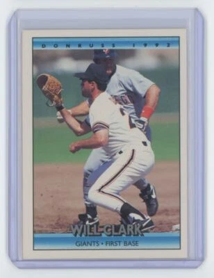 1992 Donruss. Will Clark . San Francisco Giants #214. - Image 1 of 2