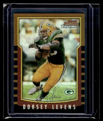 2000 Bowman Chrome Refractor #82 Dorsey Levens Packers *Iconic Set* - Image 1 of 2