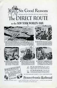 1939 Pennsylvania Railroad Trains Travel PRINT MAGAZINE AD Collectible! (4064) - Picture 1 of 1