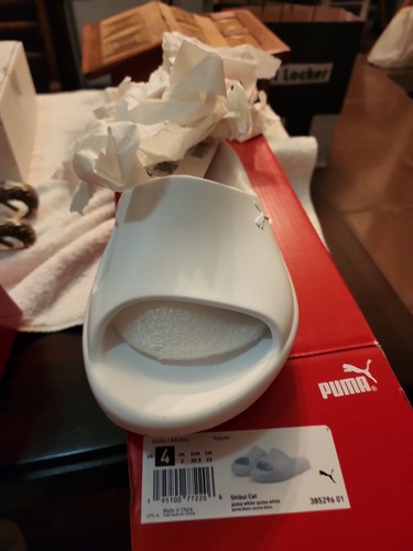 Sandali Adulti PUMA Shibui Slide dicono Taglia 4 fuori dalla scatola ma sono Si