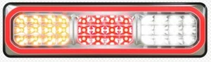 PAIR LED COMBO LIGHTS STOP/TAIL/ INDICATOR/REVERSE 3852ARWM - Bild 1 von 4