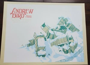 Andrew Bird - 2015 Landland Poster Chicago, IL The Hideout Dan Black - Picture 1 of 5