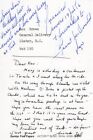 WW2 RAF Dambuster raid pilot Ken Brown hand written & signed note