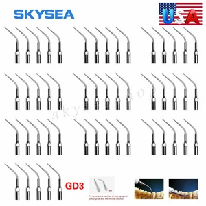 5-100pcs USA Dental Ultrasonic Scaler Tip GD3 Compatible with DTE SATELEC - Picture 1 of 8