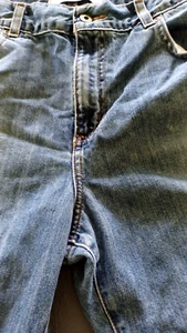 Sonoma Relaxed Straight Jeans Size 38x29 Mens Mid Rise Medium Wash Blue work - Picture 1 of 12