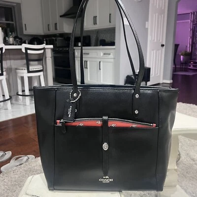 Bolso de Mano Coach F56682 City con Bolsa Estampado Rosa Siena ¡NUEVO EN CAJA ABIERTA! ¡LEER!! Foto 1 de 4