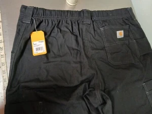 Carhartt Ripstop Cargo Pants Men's NWT #C54108-Large Regular-Elastic Waist - Picture 1 of 14