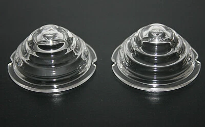 PORSCHE 356 TWO BEEHIVE SWF FRONT CLEAR GLASS TURN SIGNAL LENSES 64463141100 Foto 1 de 4