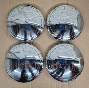 4 hub caps/set - hot rod, classic cars, pre war cars, chevy, ford, hudson, buick - Picture 1 of 4