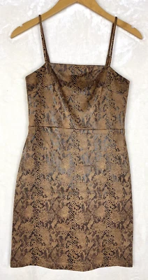 GB Gianni Bini Mini Dress Womens Small Sheath Snake Cocktail Evening Mob Wife - Image 1 of 4