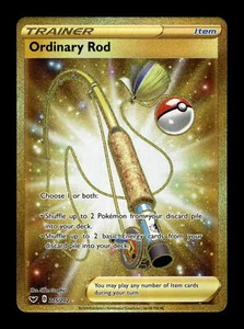 2020 Pokemon SWSH Sword & Shield Base Set 215/202 Ordinary Rod - Bild 1 von 3