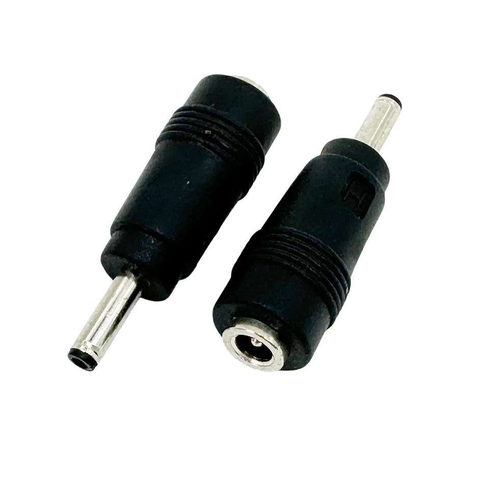 2 DC Power 3.5mm x 1.35mm Male To 4.0mm x 1.7mm Female Charger Adapter Converter - Image 1 of 4