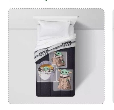 Edredón doble reversible Star Wars The Mandalorian The Child Foto 1 de 3