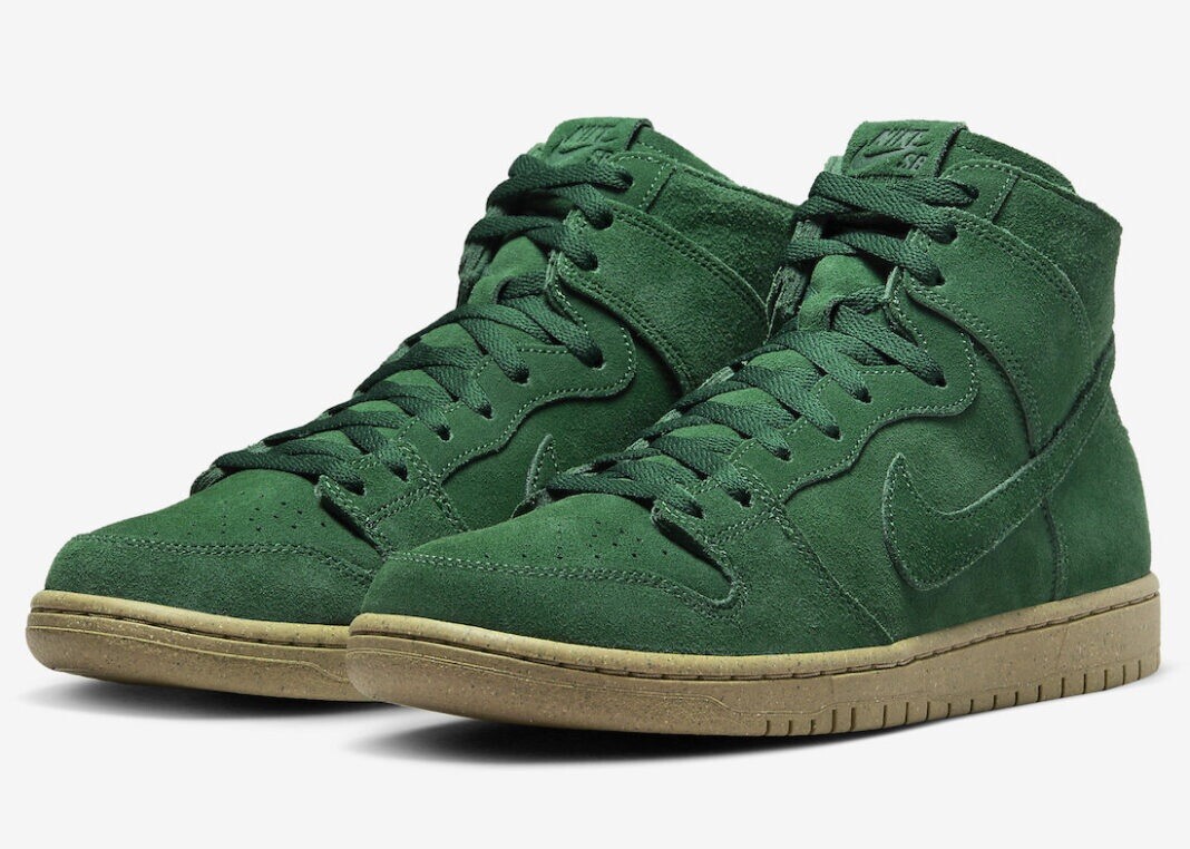 シューズ(男性用) NIKE SB DUNK HIGH PRO DECON US9/27cm Nike SB Dunk High Shoe Pro Decon Gorge Green Men's Sz 14 DQ4489