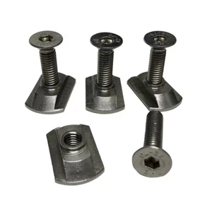 Set Bulloni e Dadi Esagonali Aliscafo M6 Set di 4 Acciaio Inox-- Nuovo - Foto 1 di 8