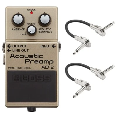 Nuevo pedal de efectos para guitarra preamplificador acústico Boss AD-2 Foto 1 de 4