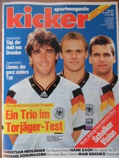 KICKER 82 - 11.10. 1993 Bremen-Dortmund 4:0 Köln-Bayern 0:4 Maik Kischko S.Held
