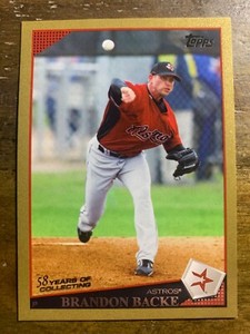 BRANDON BACKE #'d /2009 2009 Topps Gold #618 Houston Astros