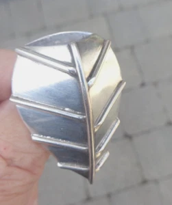 Joan Polsdorfer Jopol Georg Jensen USA Stg Silber Blume Posy Halter Brosche 50s - Bild 1 von 6