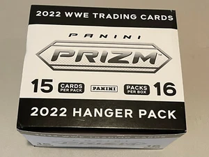 2022 WWE Panini Prizm Hanger Pack Box - 16 Factory Sealed Hanger Packs - Picture 1 of 3