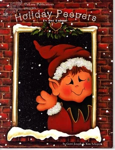 Holiday Peepers Decorative Tole Painting Book Geri Joseph Kim Scheper - Picture 1 of 5