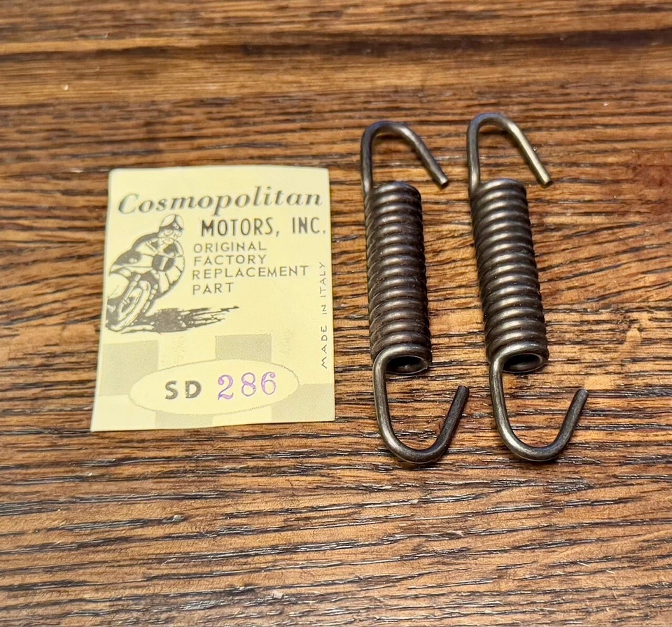 Juego de muelles de freno delanteros Benelli Motobi 125 y 200 Sprite 250 Barracuda 125 250 SS Foto 1 de 1