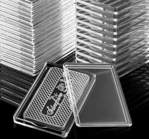 1 x Silberbarren Münze transparent luftdicht Schutzkapsel - 5 cm x 3 cm - Bild 1 von 5