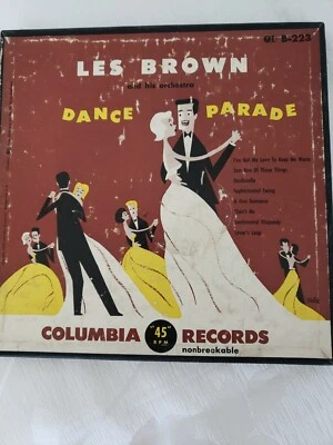  4-45s Les Brown & Orchestra, Dance Parade MONO 1949 Jazz vinyl & Cover boxed  - Image 1 of 4
