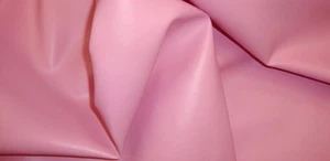 Vinyl Upholstery Leather Pink Soft Skin  PVC Fabric Yard 55" FOLDED - Picture 1 of 2