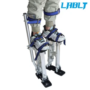 LABLT Drywall Stilts 15 in -23 in Tool For Painters Walking Taping Silver - Picture 1 of 10