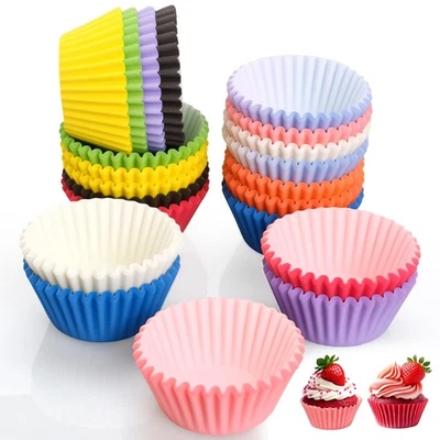 Muffinförmchen Papier, 500 Stück Mini Muffins Papierförmchen, Muffinform Papier - Bild 1 von 4
