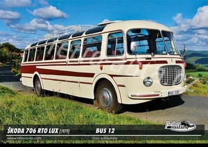 Postkarte BUS Nr. 12 - ŠKODA 706 RTO LUX (1979) - Bild 1 von 1