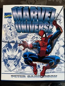 Marvel Universe Spider-man Wolverine Marvel Comics Hardcover Book 1996 - Picture 1 of 7