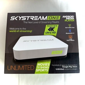 SkyStream One Android Media Streamer. Box w/ Power Supplies Brand New in Box - Picture 1 of 8