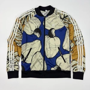 Adidas x The Farm Rio donna floreale AOP superstar track jacket full zip taglia S - Foto 1 di 8