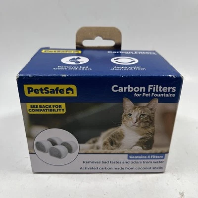 Paquete de 4 filtros de carbón Drinkwell para fuentes Avalon y Pagoda PAC00-13906 Foto 1 de 3