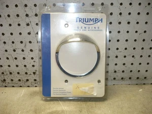 TRIUMPH 09 20 THUNDERBIRD 1600 1700 STORM INSTRUMENT VISOR CHROME ASSY A9730610 - Picture 1 of 18