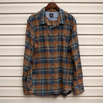 Vans Flannel Shirt Mens XL Tailored Fit Plaid Outdoor Camping Workwear Soft Cozy - Image 1 of 3