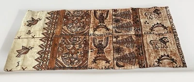 Antique Tribal Tongan Ngatu Mulberry Tree Tapa Cloth Large 72 x 36” - image 1 of 4