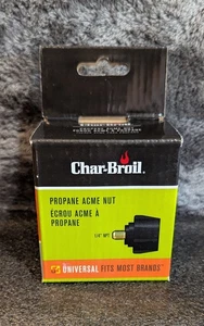 Char-Broil Propano Acme Unit 1/4" NPT nuovo con scatola - Foto 1 di 8