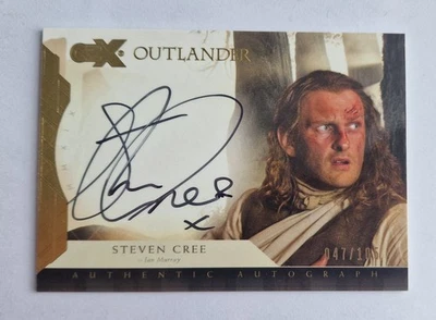 Outlander CZX carte Autographe Steven Cree SC card Ian Murray Cryptozoic 47/105 - Photo 1/2