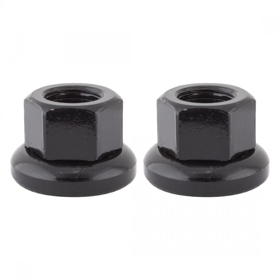 Origin8 Cr-Mo Track Axle Nuts M10x1mm - Durable Chromoly, Flanged, Steel - Image 1 of 1