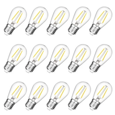 Shatterproof S14 Replacement LED Light Bulbs, 2W, Equivalent to 11-25 Watt, W... - Image 1 of 4