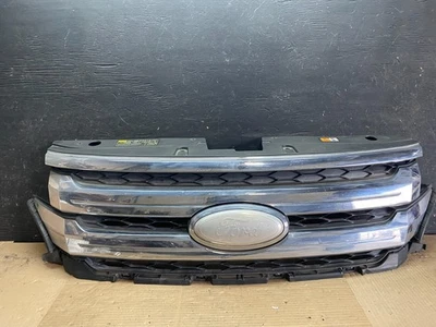2011 2012 2013 Ford Edge Front Upper Chrome Grille Grill Oem v3337 GD - Image 1 of 4